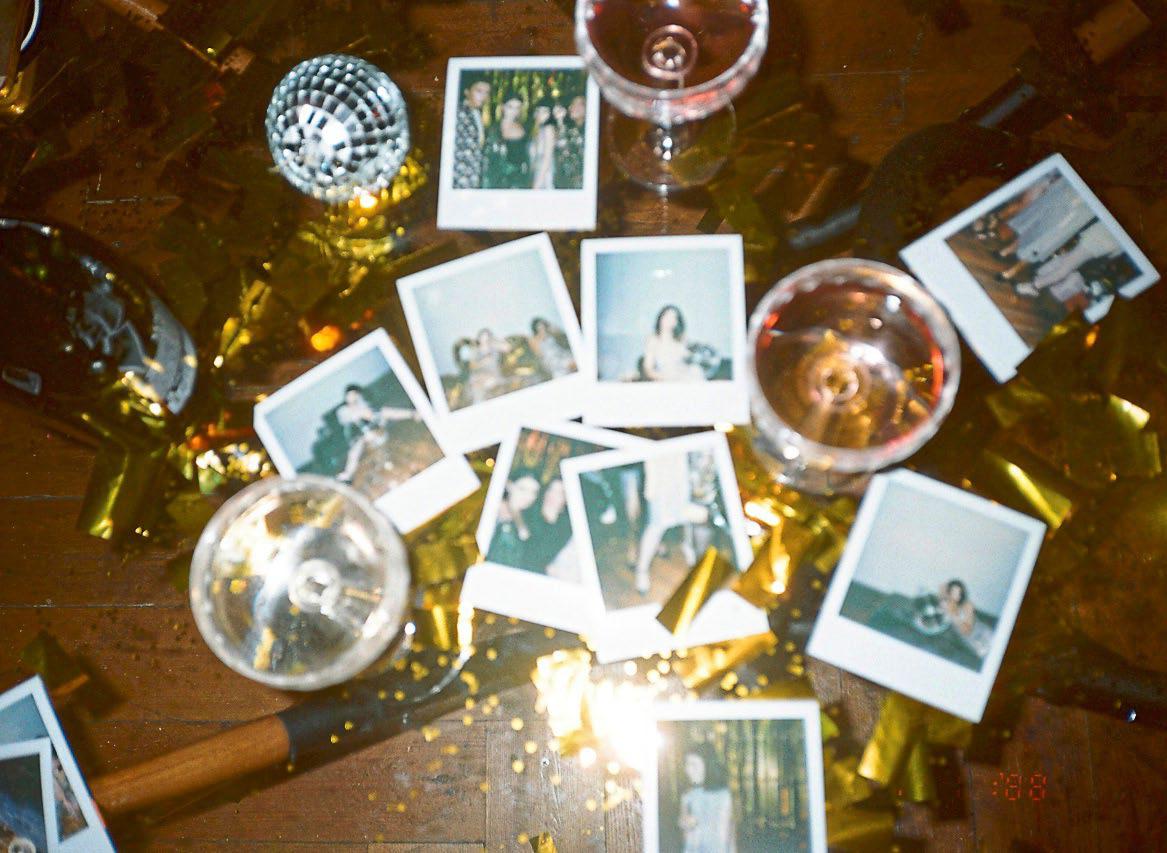 My Christmas in a glass - a toast to happiness past, present and future