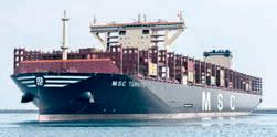 World's largest fuel-efficient container ship MSC Turkiye docks at Vizhinjam