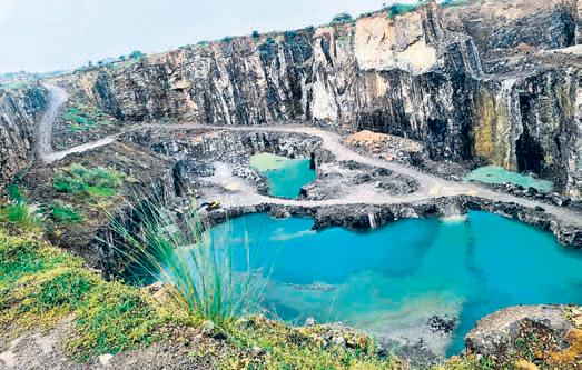 Borewells go dry for open-pit mining