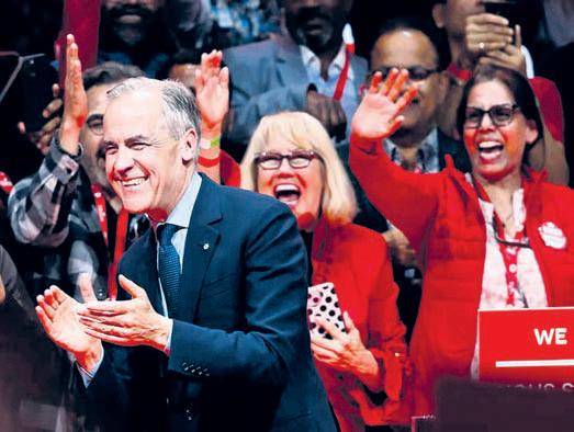 Carney takes aim at Trump globally