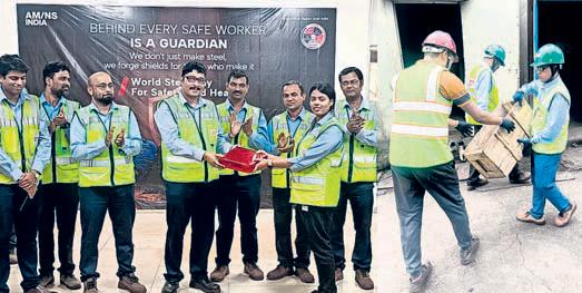 AM/NS India observes World Steel Day for Safety and Health