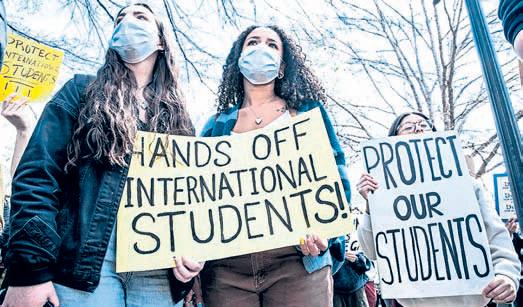 Trump’s fresh policy terminates international students’ legal status
