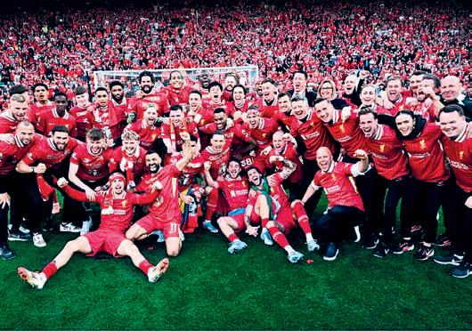 Liverpool title celebration shook Earth