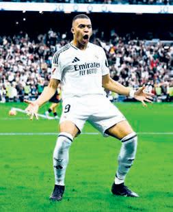 Mbappe keeps Madrid in Spanish league title race