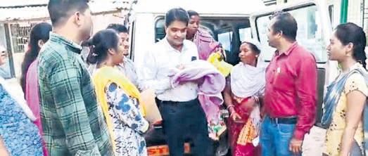 Newborn rescued from Deogarh forest