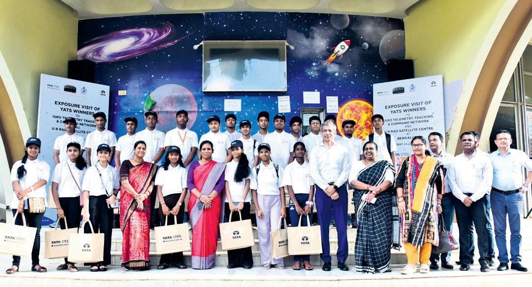 30 students embark on ISRO tour under YATS