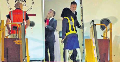 'Squabble' with wife; Macron claims horseplay