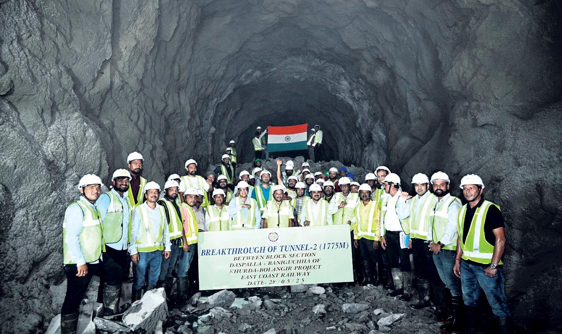 Final tunnel excavation completed on key rail link