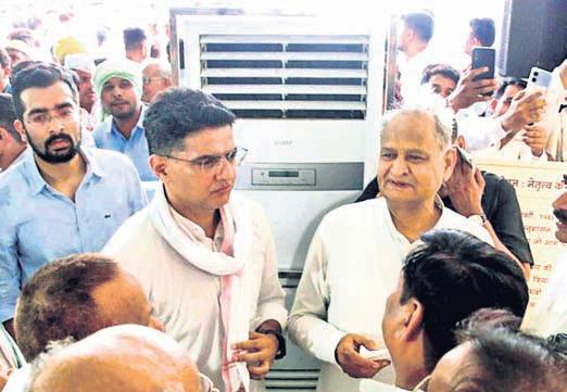 Gehlot softens tone on Pilot after years of rift