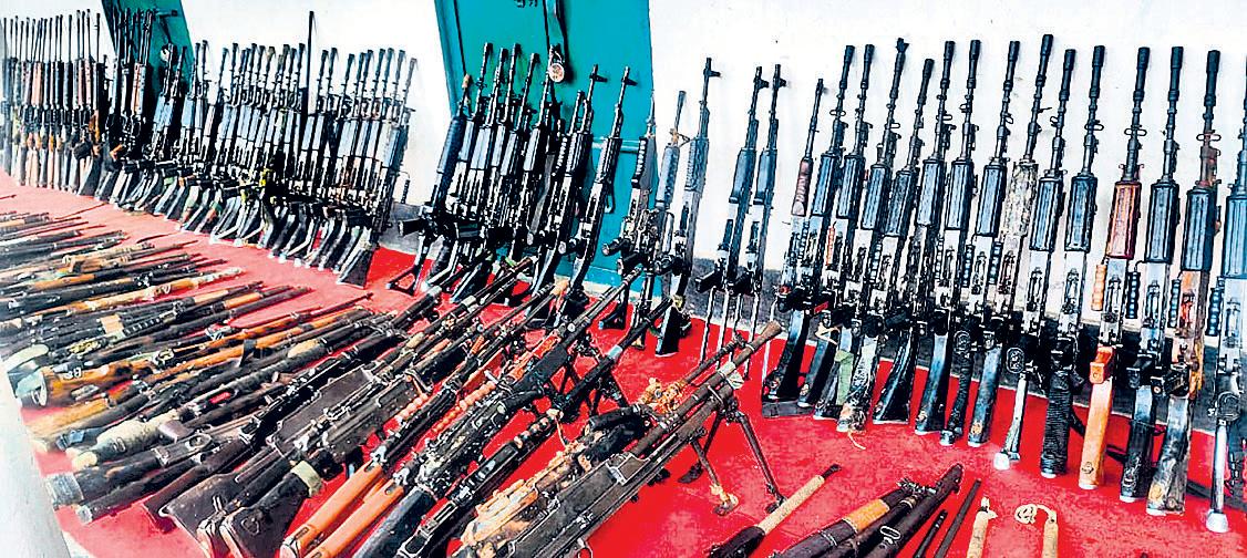 Forces make major arms haul in Manipur