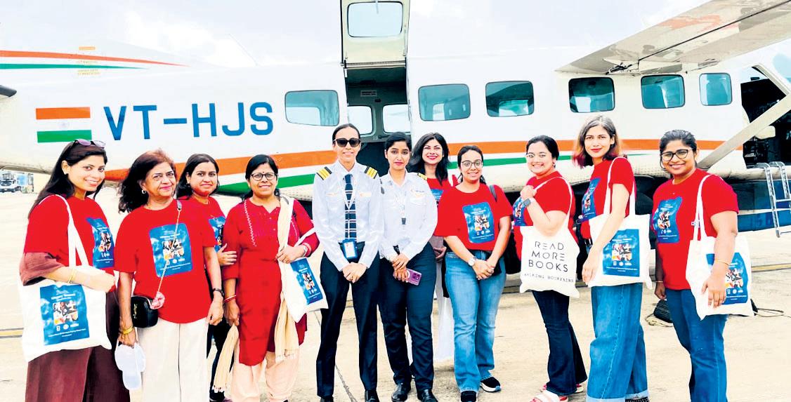 India's first all-women flying book club over Odisha skies