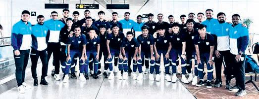 Moosa-led U-23 team gear up for Tajikistan