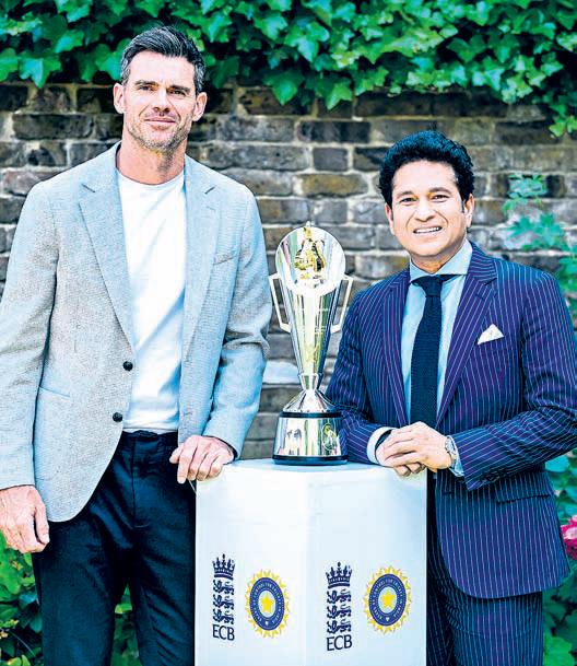 Anderson-Tendulkar Trophy unveiled