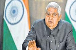 Dhankhar slams top court over Emergency-era verdict