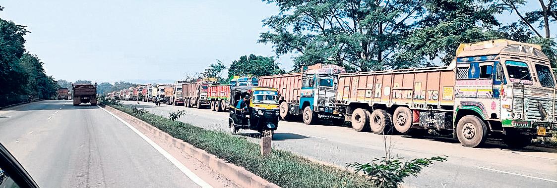 Safety at stake: Illegal truck parking continues unabated