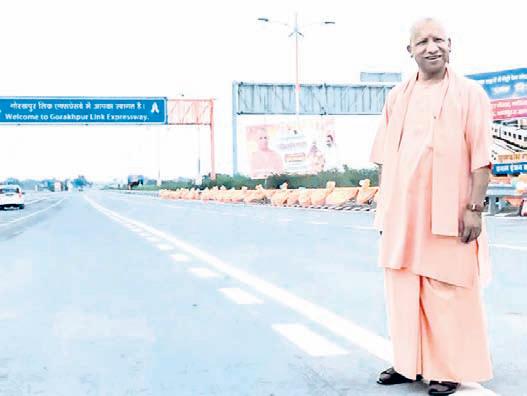 Yogi inaugurates Gorakhpur Link Expressway