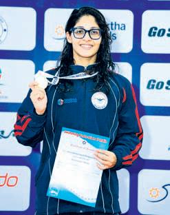 Odisha's swimmer Shristi wins gold on opening day