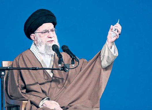 Khamenei talks tough