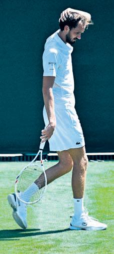 FIRST MAJOR UPSET Medvedev suffers shock early Wimbledon exit