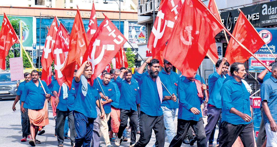 Bharat Bandh: Trade unions flay labour codes