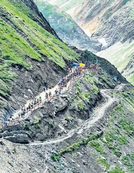 In 9 days, 1.63L pilgrims perform Amarnath Yatra