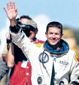Austrian skydiver, who jumped from edge of space, dies in paragliding crash