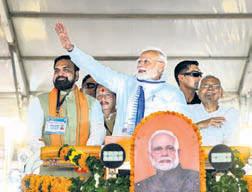 At rally in Bihar, PM sounds poll bugle
