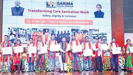 Insurance benefit for sanitation workers