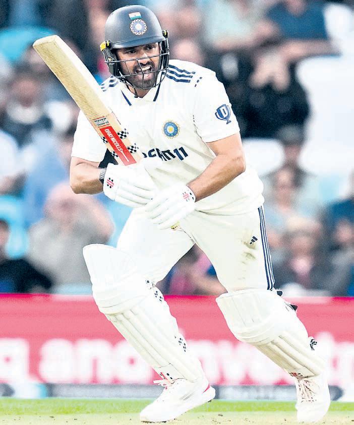 Karun leads India's fight