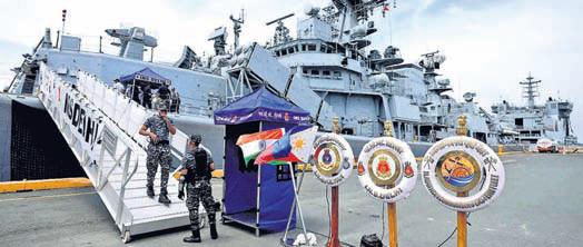 In a first, India, Philippines stage joint naval drill in South China Sea