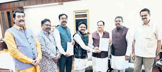 Nadda urged to allow MBBS seats in two medical colleges