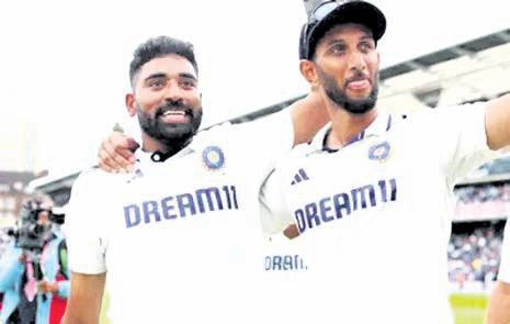 SIRAJ, PRASIDH ATTAIN CAREER-BEST TEST SPOTS