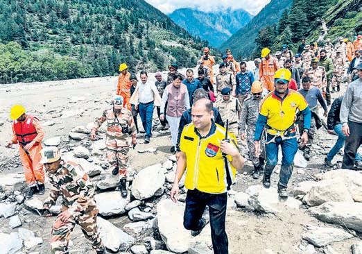 CLOUD BURST 650 rescued in Uttarkashi