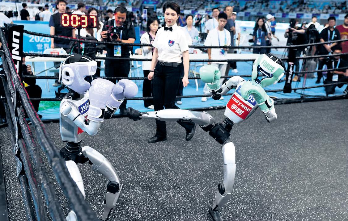 Robots race, play football, crash at ‘robot Olympics’