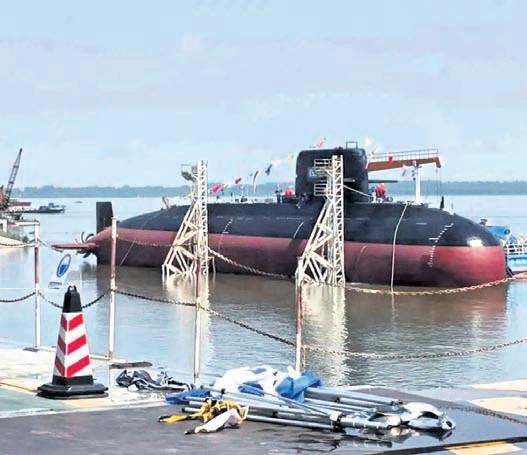 China hands over third Hangor-class sub to Pak