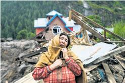 J&K CLOUDBURST Explosives used to blast giant boulders to speed up rescue efforts