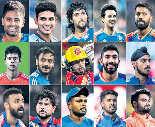 Gill as vice-captain, Shreyas misses out