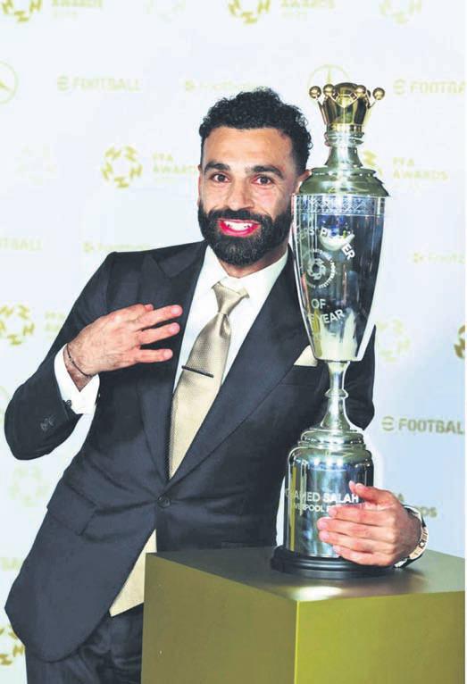 Salah clinches third PFA Player of the Year award