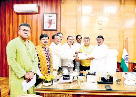 BJD raises tribal, Polavaram concerns with Union mins