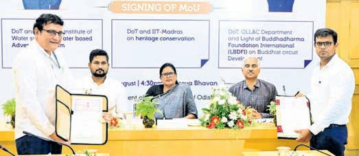 Pacts to boost heritage, adventure & Buddhist tourism