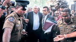 MISUSE OF STATE FUNDS Lanka arrests former prez Wickremesinghe