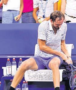 Sabalenka, Djokovic win before Medvedev tirade sparks chaos