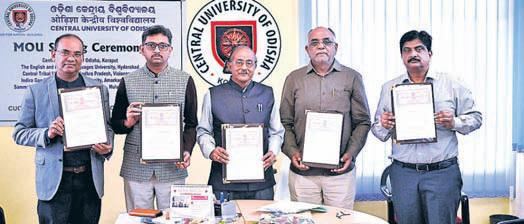 CUO Koraput inks MoU with 4 Central varsities