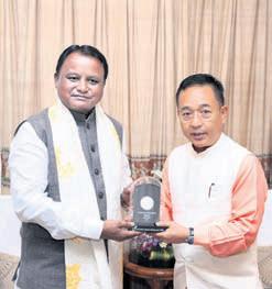 Tamang, CM Majhi meet to boost inter-state cooperation