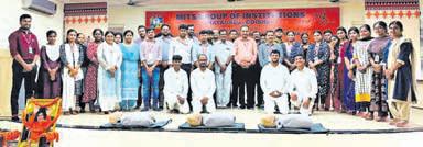 Mass CPR training programme organised at MITS Rayagada