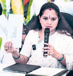 K Kavitha quits BRS, MLC post