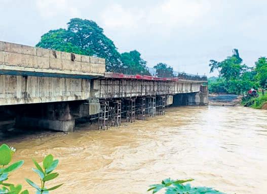 Swollen Jalaka river sparks fresh flood fear