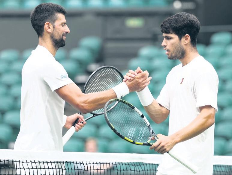 Alcaraz, Djoko set to serve up semifinals