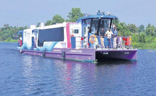 Vessel boost key to Kochi Water Metro expansion