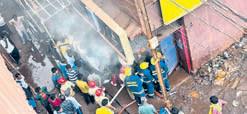 IMFL shop set afire in Joda